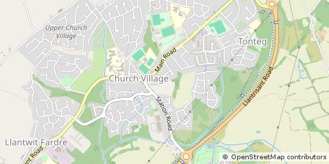 Map of Pontypridd