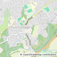 Map of Pontypridd