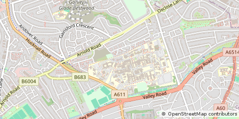 Map of Nottingham