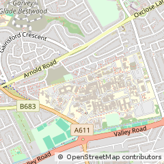 Map of Nottingham