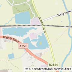 Map of Chichester, West Sussex