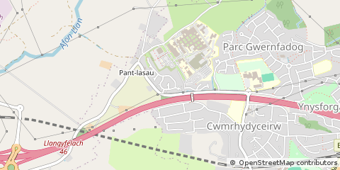 Map of Swansea