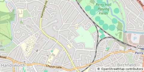 Map of Birmingham