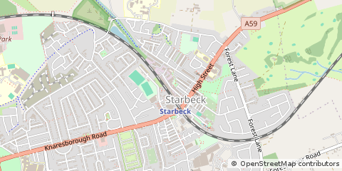 Map of Harrogate, North Yorkshire