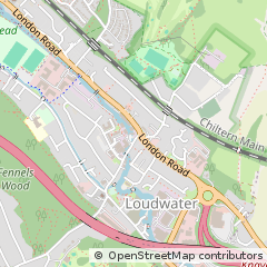 Map of High Wycombe, Buckinghamshire
