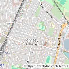 Map of Cambridge, Cambridgeshire