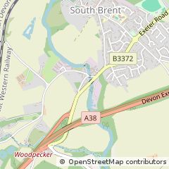 Map of South Brent