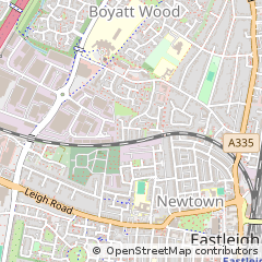 Map of Eastleigh, Hampshire