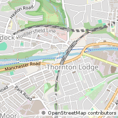 Map of Huddersfield