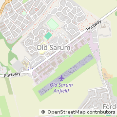 Map of Salisbury, Wiltshire