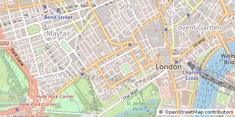 Map of Mayfair