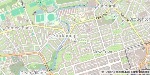 Map of Edinburgh, Lothian