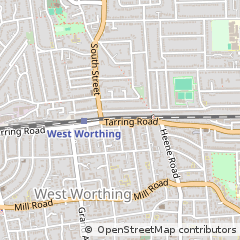 Map of Worthing