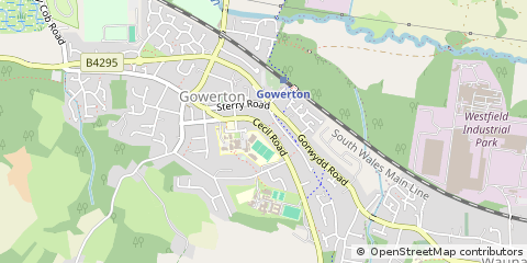 Map of Swansea