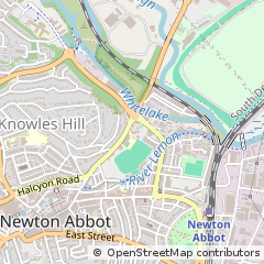 Map of Newton Abbot