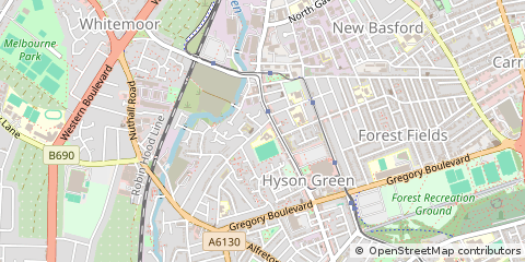Map of Nottingham