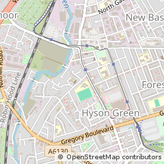 Map of Nottingham