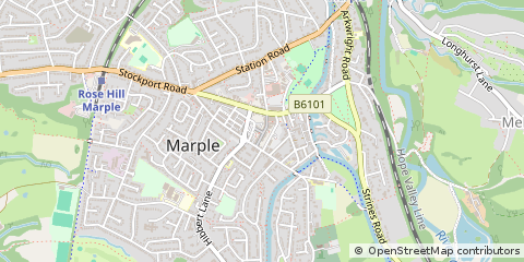 Map of Stockport