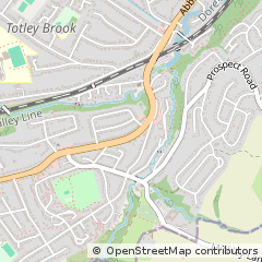 Map of Sheffield, South Yorkshire