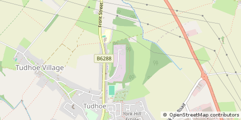 Map of Spennymoor, Co. Durham