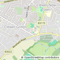 Map of Windsor, Berkshire