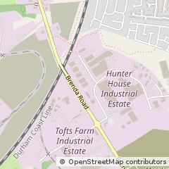 Map of Hartlepool, Cleveland