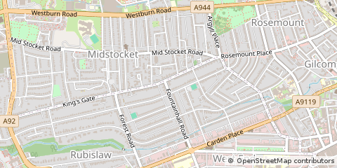 Map of Aberdeen