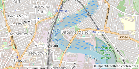 Map of Southampton