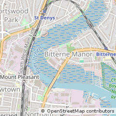 Map of Southampton