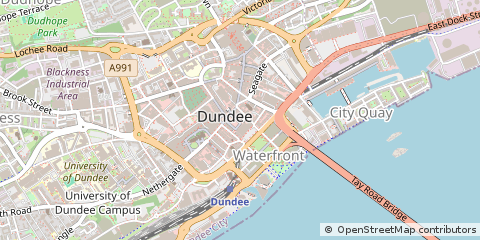 Map of Dundee