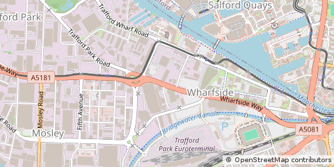 Map of Manchester