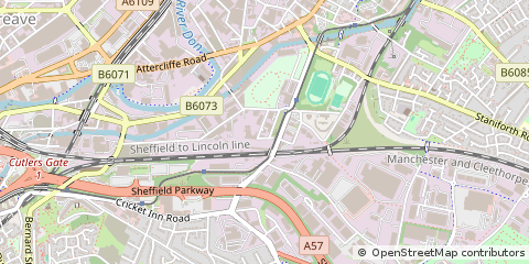Map of Sheffield