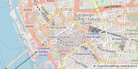 Map of Merseyside