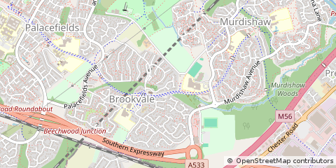 Map of Runcorn