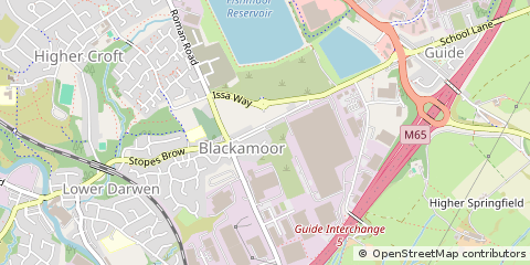 Map of Blackburn