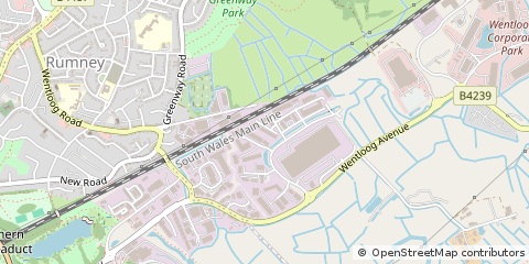 Map of Cardiff