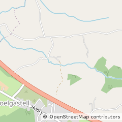Map of Llanelli, Dyfed