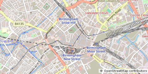 Map of Birmingham