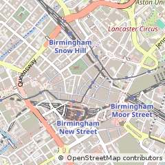 Map of Birmingham