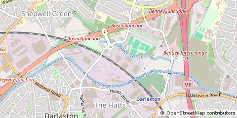 Map of Wednesbury