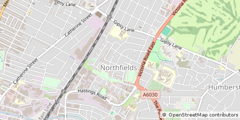 Map of Leicester
