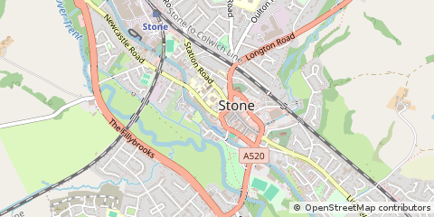 Map of Stone, Staffordshire