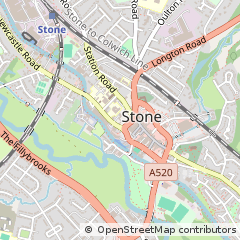 Map of Stone, Staffordshire