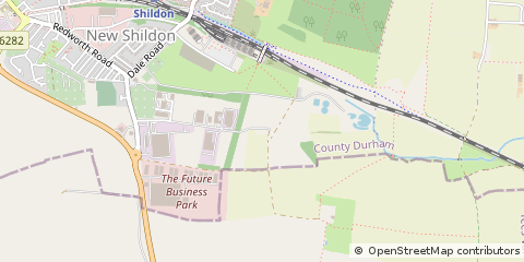 Map of Shildon