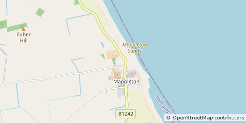 Map of Mappleton, East Yorkshire