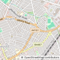 Map of Cardiff