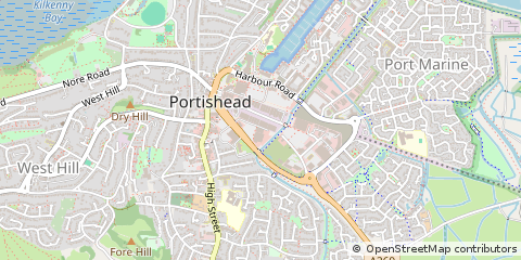 Map of Wareham, Dorset