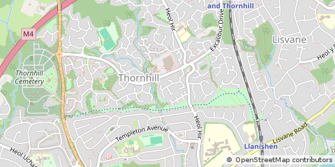 Map of Cardiff