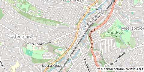 Map of Sheffield