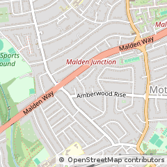 Map of NEW Malden